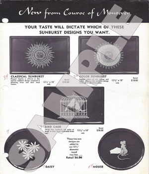 Couroc of Monterey-51 Couroc Product Catalogues 1958 to 1985.